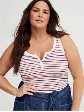 Torrid Scoop Henley Tank